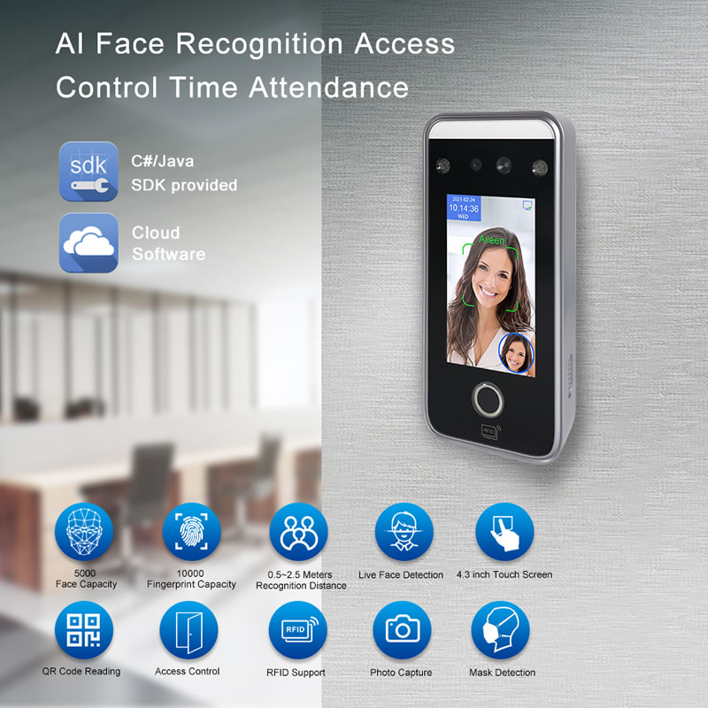 AI06F Dynamic Biometric Facial and Fingerprint Recognition System For Access Control